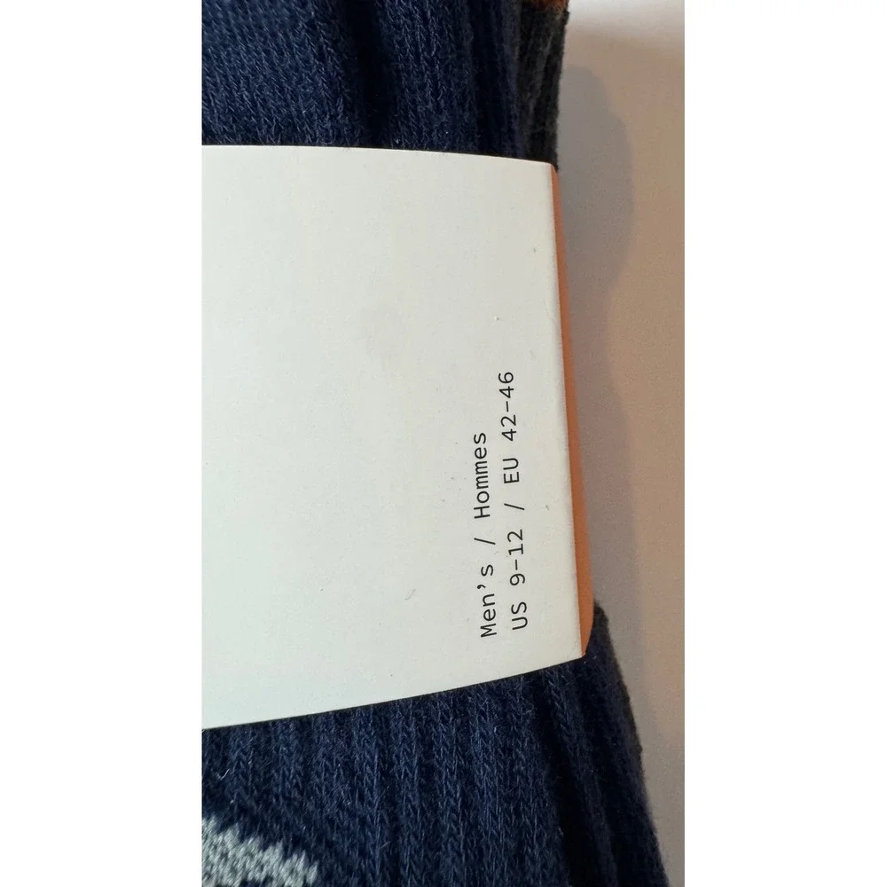 Timberland Mens 6 Pair‎ Cushioned Crew Socks Navy Grey 9-12